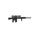 M110 Semi Automatic Sniper System SASS SR 25 sniper rifle - Custom 3D Printed Miniature Accessory Parts Pieces for Brick Block Figures
