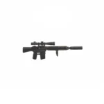 M110 Semi-Automatic Sniper System SASS SR 25 sniper rifle - Custom 3D Printed Miniature Accessory Parts Pieces for Brick Block Figures