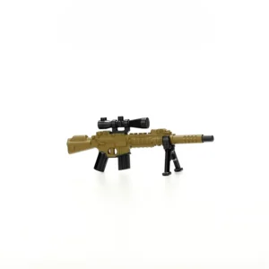 Custom Piece – M110 Sniper Rifle tan coyote brown – 3D Print for LEGO minifigure Custom Piece – M110 Sniper Rifle tan coyote brown – 3D Print for LEGO minifigure