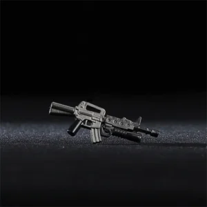 Custom Piece – M16 assault rifle with attached grenade launcher – 3D Print for LEGO minifigure Custom Piece – M16 assault rifle with attached grenade launcher – 3D Print for LEGO minifigure