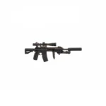 M27 Infantry Automatic Rifle IAR rifle - Custom 3D Printed Miniature Accessory Parts Pieces for Brick Block Figures