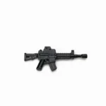 M4 Style Assault Rifle - Custom 3D Printed Miniature Accessory Parts Pieces for Brick Block Figures