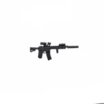 Noveske N4 AR 15 rifle - Custom 3D Printed Miniature Accessory Parts Pieces for Brick Block Figures