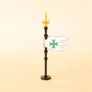 Custom Piece – Order of Saint Lazarus faction standard flag – 3D Print for LEGO Custom Piece – Order of Saint Lazarus faction standard flag – 3D Print for LEGO