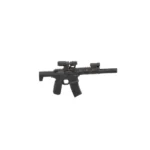 Q Honey Badger rifle - Custom 3D Printed Miniature Accessory Parts Pieces for Brick Block Figures