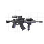 QBZ191 assault rifle with optical sight scope - Custom 3D Printed Miniature Accessory Parts Pieces for Brick Block Figures