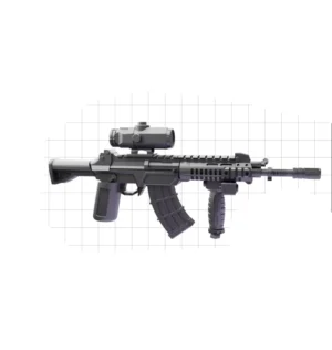 Custom Piece – QBZ191 assault rifle with scope – 3D Print for LEGO minifigure Custom Piece – QBZ191 assault rifle with scope – 3D Print for LEGO minifigure
