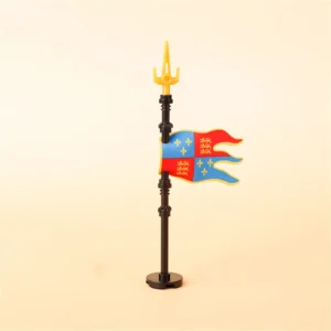Custom Piece – Royal Arms of England faction standard flag – 3D Print for LEGO Custom Piece – Royal Arms of England faction standard flag – 3D Print for LEGO