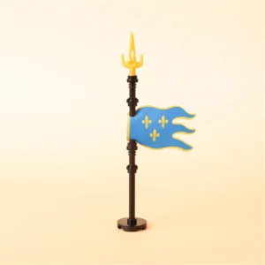 Custom Piece – Royal Banner of France faction standard flag – 3D Print for LEGO Custom Piece – Royal Banner of France faction standard flag – 3D Print for LEGO