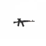Russian AK 74M rifle with an ACOG style scope attached - Custom 3D Printed Miniature Accessory Parts Pieces for Brick Block Figures