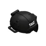 SWAT Special Weapons and Tactics helmet - Custom 3D Printed Miniature Accessory Parts Pieces for Brick Block Figures