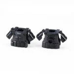 SWAT team tactical vests - Custom 3D Printed Miniature Accessory Parts Pieces for Brick Block Figures