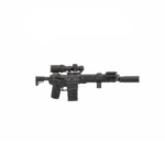 Short Barreled Rifle SBR AR-15 M4 rifle - Custom 3D Printed Miniature Accessory Parts Pieces for Brick Block Figures