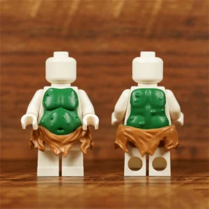 Custom Piece – belly and loincloth for Goblin – 3D Print for LEGO minifigure Custom Piece – belly and loincloth for Goblin – 3D Print for LEGO minifigure