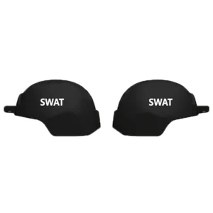 Custom Piece – black SWAT helmets – 3D Print for LEGO minifigure Custom Piece – black SWAT helmets – 3D Print for LEGO minifigure