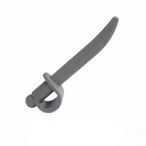 Custom Piece – dark grey pirate cutlass sword 2530 – 3D Print for LEGO 6205448 Custom Piece – dark grey pirate cutlass sword 2530 – 3D Print for LEGO 6205448