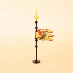 dragon faction standard flag - Custom 3D Printed Miniature Accessory Parts Pieces for Brick Block Figures