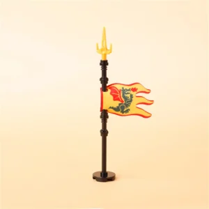 Custom Piece – dragon faction standard flag – 3D Print for LEGO Custom Piece – dragon faction standard flag – 3D Print for LEGO