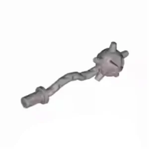 Custom Piece – flat silver flail spiked mace 93787 – 3D Print for LEGO 4613938 Custom Piece – flat silver flail spiked mace 93787 – 3D Print for LEGO 4613938