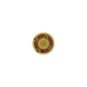 Custom Piece – gold pattern round shield – 3D Print for LEGO Custom Piece – gold pattern round shield – 3D Print for LEGO