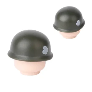 Custom Piece – green M1 helmet 327th Glider Infantry Regiment GIR of the US Army – 3D Print for LEGO minifigure Custom Piece – green M1 helmet 327th Glider Infantry Regiment GIR of the US Army – 3D Print for LEGO minifigure