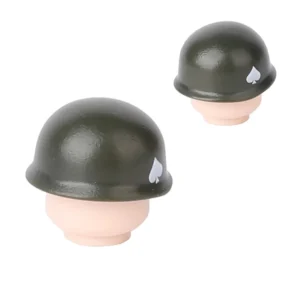 Custom Piece – green M1 helmet 506th Parachute Infantry Regiment PIR of the US Army – 3D Print for LEGO minifigure Custom Piece – green M1 helmet 506th Parachute Infantry Regiment PIR of the US Army – 3D Print for LEGO minifigure