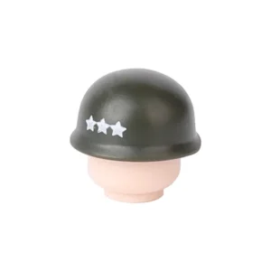Custom Piece – green WWII US Army Lieutenant General helmet – 3D Print for LEGO minifigure 3 Custom Piece – green WWII US Army Lieutenant General helmet – 3D Print for LEGO minifigure