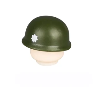 Custom Piece – green helmet Lieutenant Colonel – 3D Print for LEGO minifigure Custom Piece – green helmet Lieutenant Colonel – 3D Print for LEGO minifigure