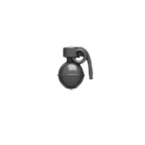 Custom Piece – hand grenade dark grey or black – 3D Print for LEGO Custom Piece – hand grenade dark grey or black – 3D Print for LEGO