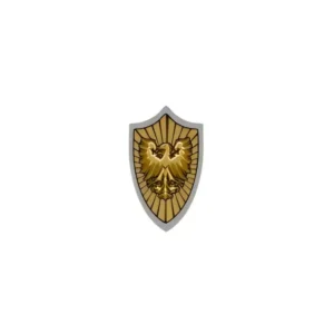 Custom Piece – heater shield gold eagle emblem – 3D Print for LEGO Custom Piece – heater shield gold eagle emblem – 3D Print for LEGO