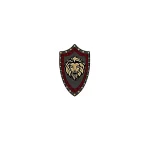 heater shield gold lion’s head emblem - Custom 3D Printed Miniature Accessory Parts Pieces for Brick Block Figures