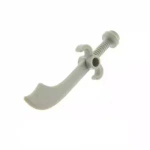 Custom Piece – light grey scimitar falchion sword 43887 – 3D Print for LEGO 6141576 Custom Piece – light grey scimitar falchion sword 43887 – 3D Print for LEGO 6141576