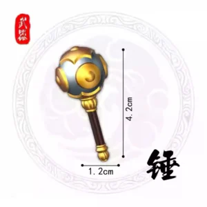 Custom Piece – mace war hammer – 3D Print for LEGO Custom Piece – mace war hammer – 3D Print for LEGO