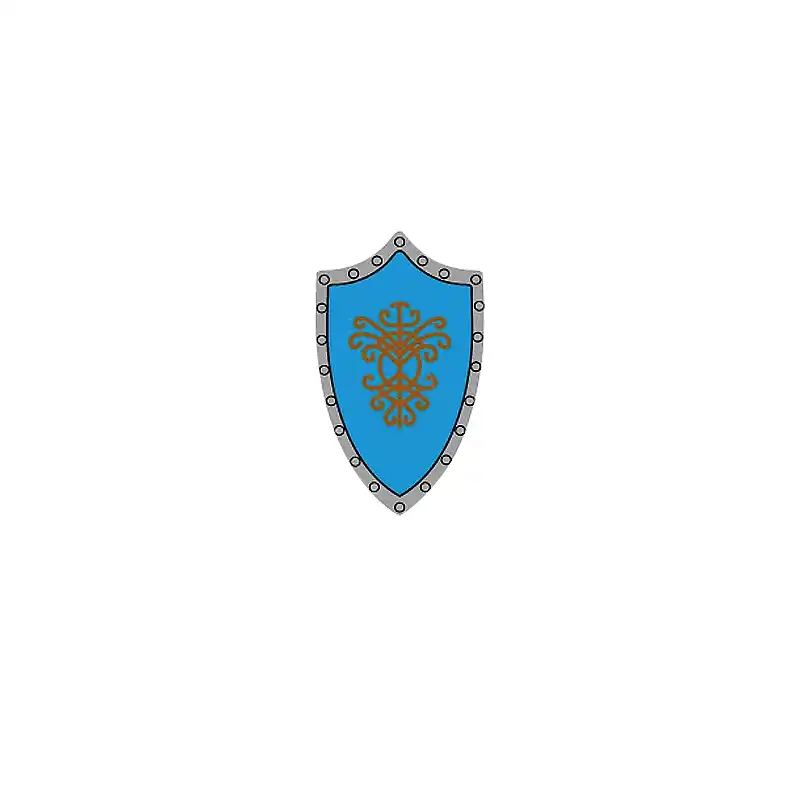 Custom Piece – ornate gold tree like or floral round shield – 3D Print for LEGO Custom Piece – ornate gold tree like or floral round shield – 3D Print for LEGO