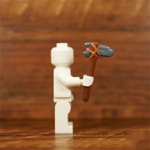 Custom Piece – primitive stone axe weapon for short version Goblin – 3D Print for LEGO minifigure Custom Piece – primitive stone axe weapon for short version Goblin – 3D Print for LEGO minifigure