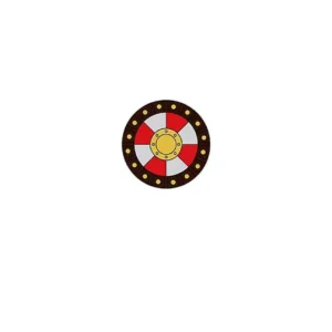 Custom Piece – red white and gold elements round shield – 3D Print for LEGO Custom Piece – red white and gold elements round shield – 3D Print for LEGO