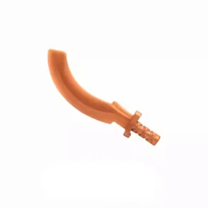 Custom Piece – reddish copper curved sword scimitar khopesh 93247 – 3D Print for LEGO 6264135 Custom Piece – reddish copper curved sword scimitar khopesh 93247 – 3D Print for LEGO 6264135