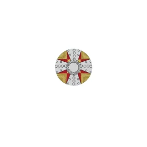 Custom Piece – round shield central multi-pointed star or sunburst – 3D Print for LEGO Custom Piece – round shield central multi-pointed star or sunburst – 3D Print for LEGO