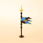 royal or noble faction flag - Custom 3D Printed Miniature Accessory Parts Pieces for Brick Block Figures