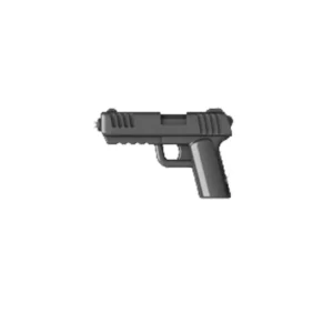 Custom Piece – semi automatic pistol dark grey – 3D Print for LEGO 2 Custom Piece – semi automatic pistol dark grey – 3D Print for LEGO