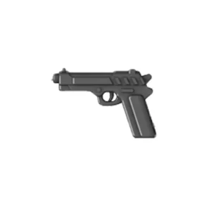 Custom Piece – semi automatic pistol dark grey – 3D Print for LEGO Custom Piece – semi automatic pistol dark grey – 3D Print for LEGO