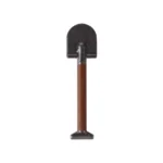 shovel spade - Custom 3D Printed Miniature Accessory Parts Pieces for Brick Block Figures