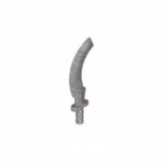 silver curved sword scimitar khopesh 93247 6461579 - Custom 3D Printed Miniature Accessory Parts Pieces for Brick Block Figures