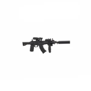 Custom Piece – suppressed AR 15 M4 style carbine – 3D Print for LEGO minifigure Custom Piece – suppressed AR 15 M4 style carbine – 3D Print for LEGO minifigure