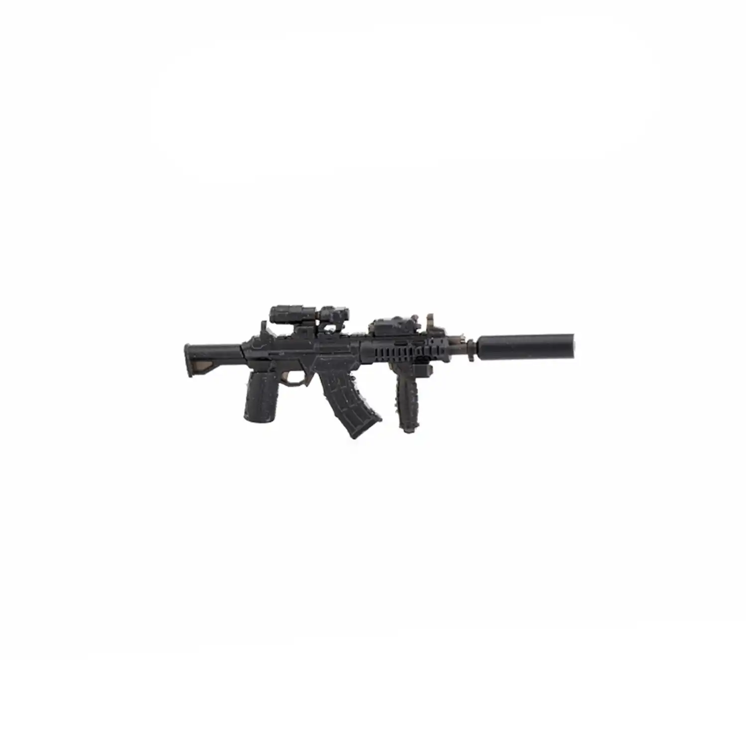 Custom Piece – suppressed AR 15 M4 style carbine – 3D Print for LEGO minifigure