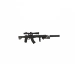 tactical AR 15 rifle - Custom 3D Printed Miniature Accessory Parts Pieces for Brick Block Figures