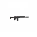 tactical AR platform Short Barreled rifle SBR pistol 308 caliber 7.62mm NATO - Custom 3D Printed Miniature Accessory Parts Pieces for Brick Block Figures