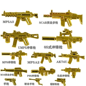 Custom Piece – weapons gold – 3D Print for LEGO minifigure Custom Piece – weapons gold – 3D Print for LEGO minifigure