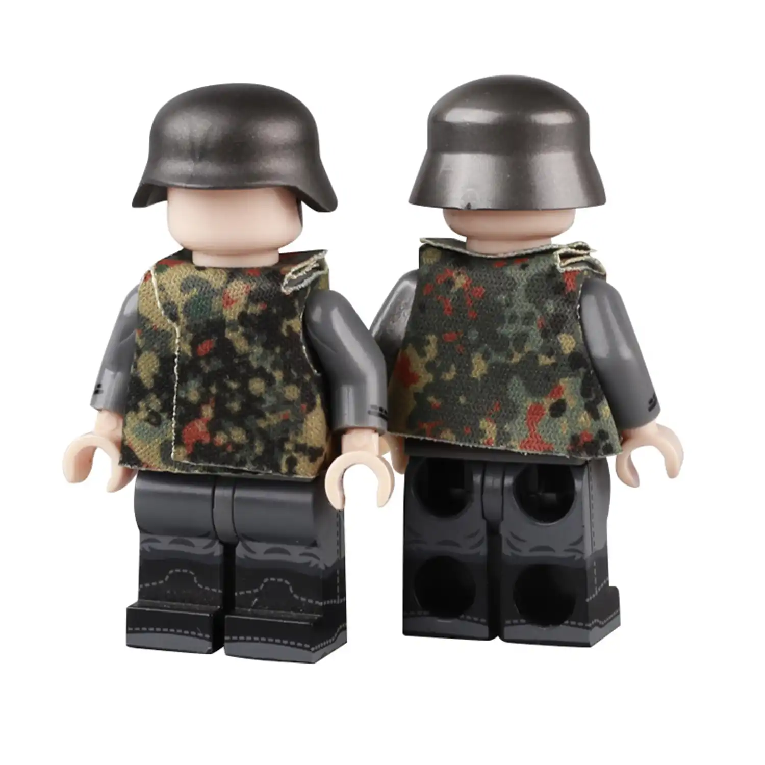 German M44 Pea Dot (Erbsenmuster Type B) Camouflage Vest - Custom 3D Printed Miniature Accessory Parts Pieces for Brick Block Figures German M44 Pea Dot (erbsenmuster Type B) Camouflage Vest Custom 3d Printed Miniature Accessory Parts Pieces For Brick Block Figures