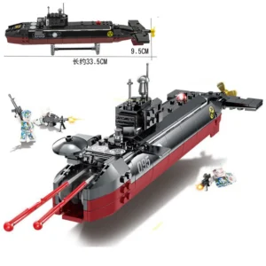 KY84086-Chinese Type 094 NATO reporting name Sui-class nuclear powered attack guided missile submarine SSGN (LEGO Alternative Bricks) Chinese Type 094 NATO reporting name Sui-class nuclear powered attack guided missile submarine SSGN (LEGO Alternative Bricks)